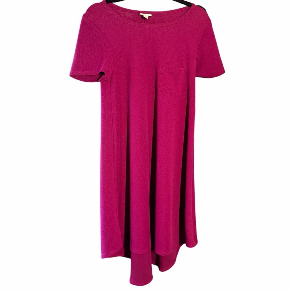 LuLaRoe Fuchsia Short Sleeve Dress size XS